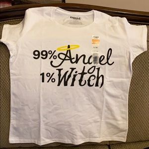 New 99% Angel 1% Witch shirt